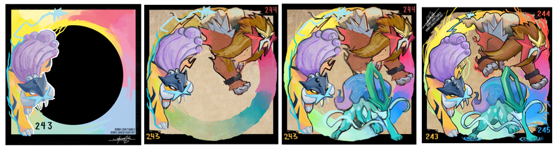 Illustration for article titled Legendary Suicune - Part 3! Â Pokemon One a Day, Series 2!